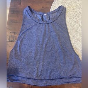 lululemon athletica Heathered Blue Tank Top